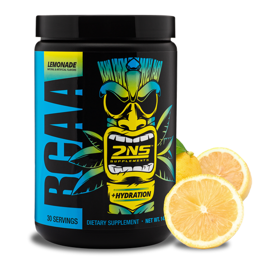 2NS BCAA Drink | Lemonade Powder Recovery Drink, 30 Servings