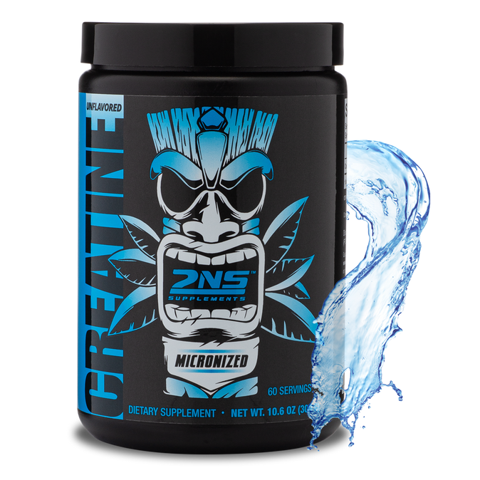 2NS Creatine: Unflavored & Micronized Powder, 60 Servings. 2NS is the best solution for flavorless creatine!